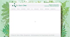 Desktop Screenshot of praxis-otten.de