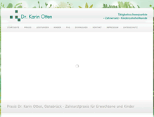Tablet Screenshot of praxis-otten.de